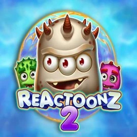 Reactoonz 2 casino game by Play'n GO – featured logo at Thrills Casino